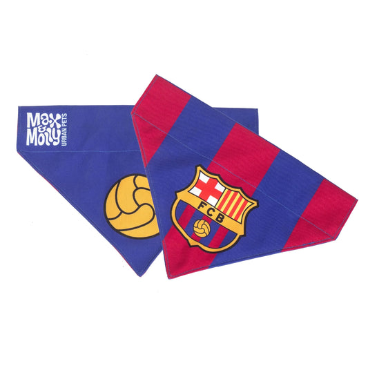 FC Barcelona dog bandana by Max & Molly – stylish and comfortable accessory for your dog.