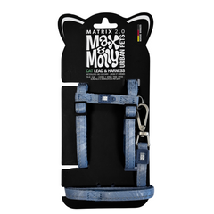 Max & Molly cat lead and harness – adjustable and comfortable for safe outdoor adventures with your cat.