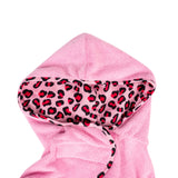 Dog  Bathrobe - ORIGINAL Leopard Pink