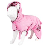 Dog  Bathrobe - ORIGINAL Leopard Pink